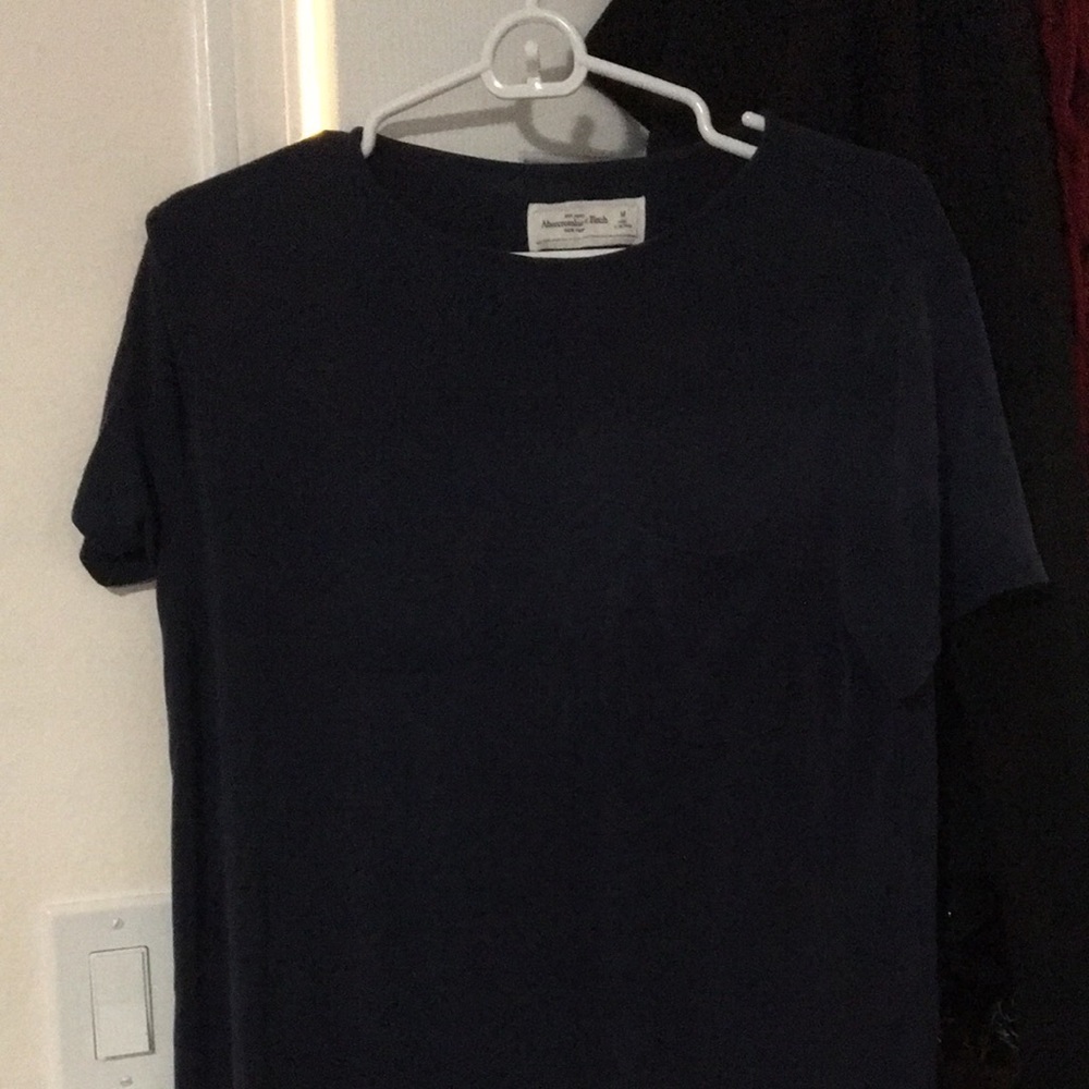 Abercrombie&fitch navy blue t-shirt dress